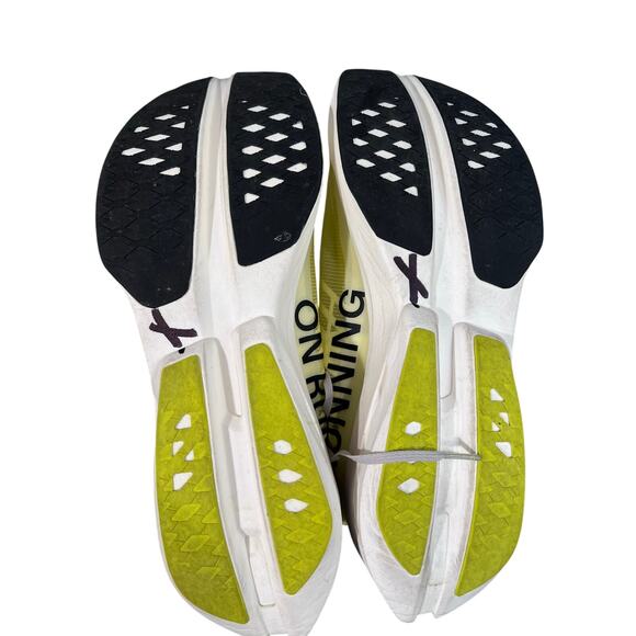 On Cloudboom Strike Men’s Running Shoes Yellow White Size 12 Elite Race Shoes